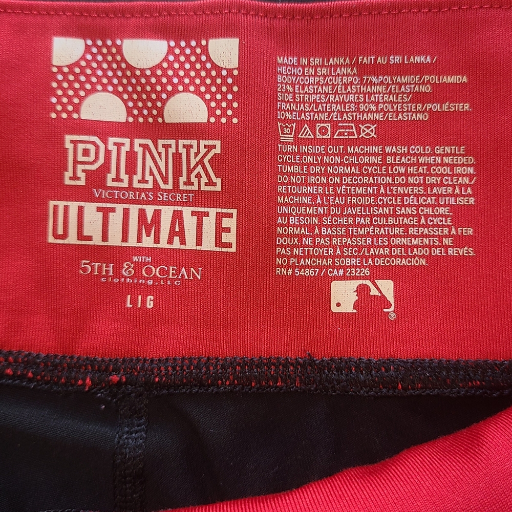 Victoria’s Secret PINK St Louis Cardinals Leggings Womens Large MLB - Picture 4 of 9